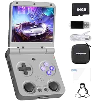 Amazon.com: Miyoo Flip V2 Retro Handheld Game Console, Mini